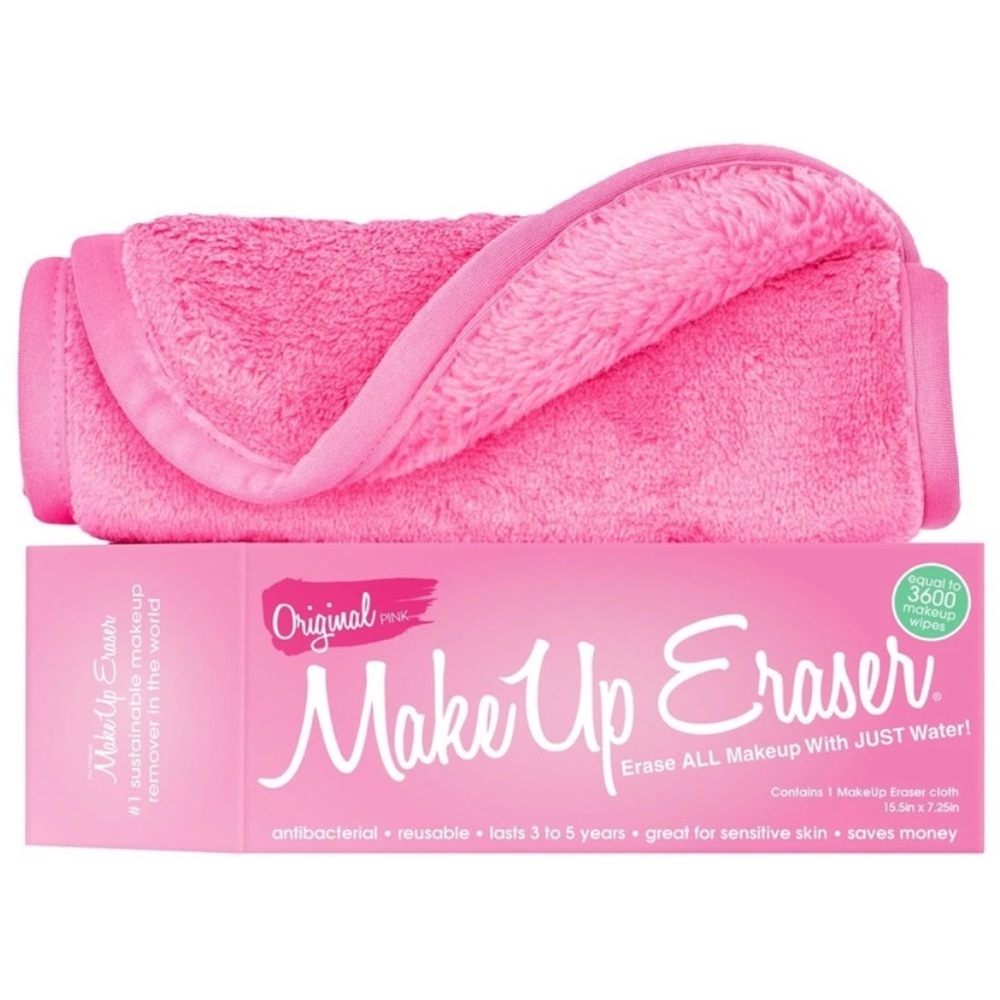 NIB Original Pink Makeup Eraser Reusable Cloth